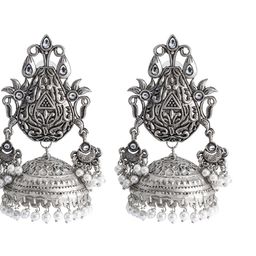 Shining Jewel - By Shivansh Contemporary Jhumkas Earrings-image-94