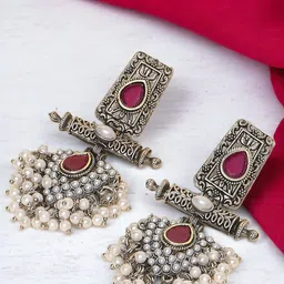 OOMPH Geometric Drop Earrings-52