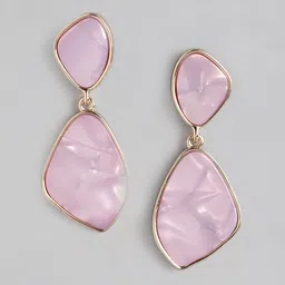 Forever New Gold-Plated Geometric Drop Earrings-37
