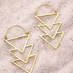 Studio One Love Geometric Drop Earrings-image-94