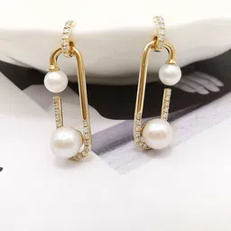 FIMBUL Geometric Hoop Earrings-image-9