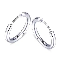 KARISHMA KREATIONS Silver-Plated Contemporary Hoop Earrings-image-80