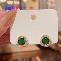 FIMBUL Circular Studs Earrings-17