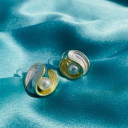 ISHKAARA Circular Studs Earrings-8