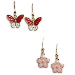 EL REGALO Set Of 2 Contemporary Drop Earrings-52