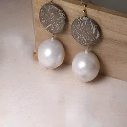 DUGRISTYLE Gold-Plated Contemporary Drop Earrings-15