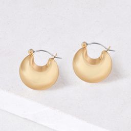 JOKER & WITCH Gold Plated Hoop Earrings-image-89