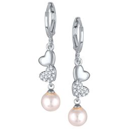 Vighnaharta Rhodium Plated CZ Studded Contemporary Drop Earrings-13