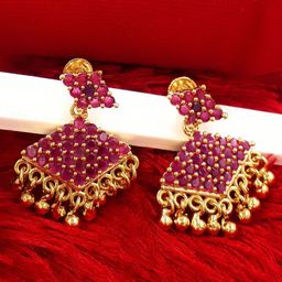 Anujeet Fashion Hub Contemporary Drop Earrings-image-34