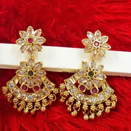 Anujeet Fashion Hub Contemporary Drop Earrings-17