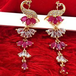 Anujeet Fashion Hub Contemporary Drop Earrings-image-8