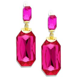 Crunchy Fashion Gold-Plated Crystals Studded Drop Earrings-image-70