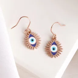 JOKER & WITCH Rose Gold-Plated Contemporary Drop Earrings-image-95