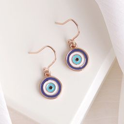 JOKER & WITCH Rose Gold-Plated Circular Drop Earrings-33