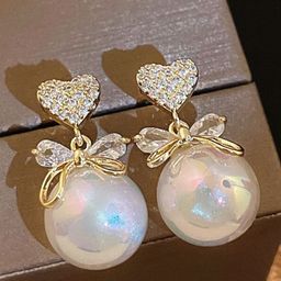 PolluxCraft Gold Plated Contemporary Drop Earrings-44