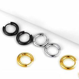 MEENAZ Pack Of 3 Silver-Plated Contemporary Hoop Earrings-1