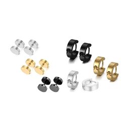 KARISHMA KREATIONS Men Set of 6 Stainless Steel Earrings-image-83