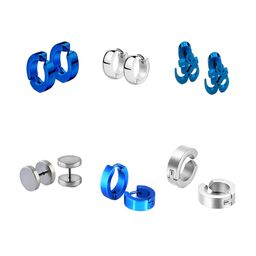 KARISHMA KREATIONS Set Of 6 Silver-Plated Contemporary Studs Earrings-image-108