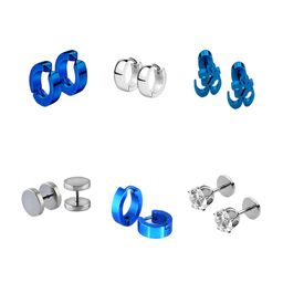 KARISHMA KREATIONS Set Of 6 Silver Plated Cubic Zirconia Studs-image-81