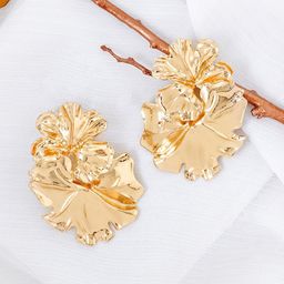 JOKER & WITCH Gold-Plated Contemporary Drop Earrings-54
