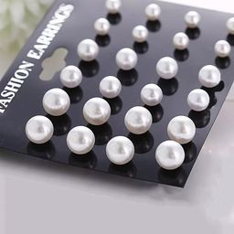 Jewels Galaxy Pack Of 6 Contemporary Studs Earrings-44