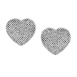 Abhooshan 925 Sterling Silver Heart Shaped Studs Earrings-28