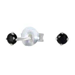Abhooshan Unisex 925 Sterling Silver Cubic Zirconia Studded Circular Studs Earrings-12