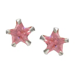 Abhooshan 925 Sterling Silver Cubic Zirconia Studded Contemporary Studs-28
