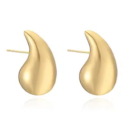 FIMBUL Gold-Plated Teardrop Shaped Drop Earrings image 5