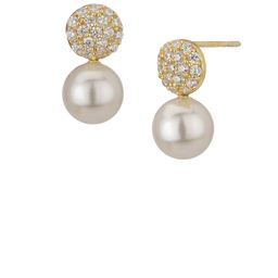 VANBELLE Gold-Toned Circular Studs Earrings image 3