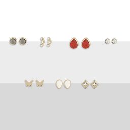 AMI Set Of 25 Gold Plated Studs & Drop Earrings image 4