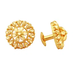 Vighnaharta Set Of 2 Gold-Plated Crystal Studded Drop Earrings With Removable Studs image 3