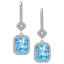 Designs & You Silver-Plated Geometric Drop Earrings image 3