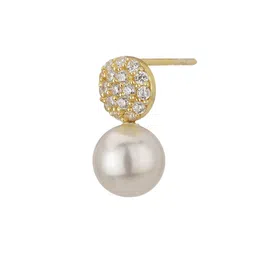 VANBELLE Gold-Toned Circular Studs Earrings image 4