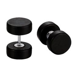KRYSTALZ Set Of 2 Wooden Circular Studs image 2