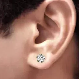 KRYSTALZ Zircon Studded Circular Studs Earrings image 3