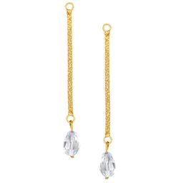 Vighnaharta Set Of 2 Gold-Plated Studs Earrings With Removable Jhumkis image 2