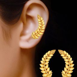 Vighnaharta Set of 2 Gold-Plated Pearls Beaded Studs & Drop Earrings image 5