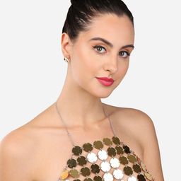 AMI Set of 25 Gold-Plated Contemporary Studs Earrings image 5