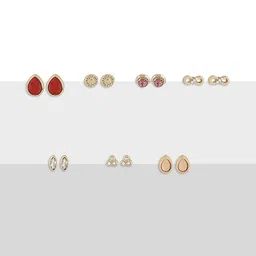 AMI Set Of 25 Contemporary Stud Earrings image 2