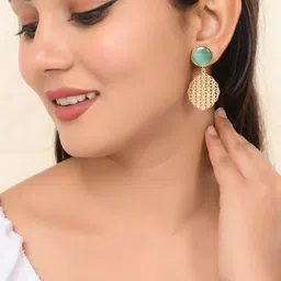 VOJ Circular Drop Earrings image 5