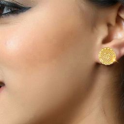 Vighnaharta Set Of 2 Gold-Plated Drop Earrings image 2