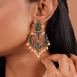 TEEJH Gold-Plated Classic Drop Earrings image 5