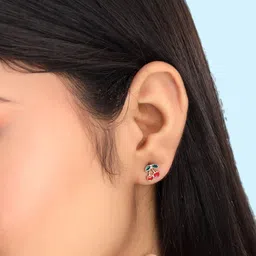 Yellow Chimes Set Of 25 Gold-Plated Contemporary Stud Earrings image 4