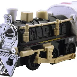 Very Realistic Looks Pull Back Super Locomotive Steam Engine Train Toy-11