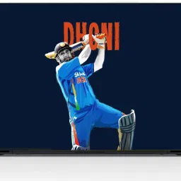 gray wall Dhoni Vinyl Laptop Decal 13.3-image-54