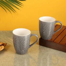 aakriti art creations Multicolor 180 ml Ceramic (Set of 2) Tea Cups-picture-0