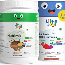 Brain Development Kit for Kids 2-6 years | Nutrimix 350g & Brain Gummies 30N-0