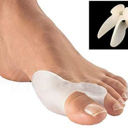 Gel Bunion Guard, Corrector, Toe Spreader (One Pair) Pain Relief from. Two Finger Toe Separator Hallux Valgus- Crooked Toes, Pressure, corrector, Straighten toe structure-image-54