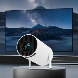 IBS T6 WIFI LED Projector 1080p Full HD with Built-in YouTube - Supports Wifi, HDMI,VGA,AV IN,USB, Miracast - Mini Portable 4700 lm LCD Corded Portable Projector image 3